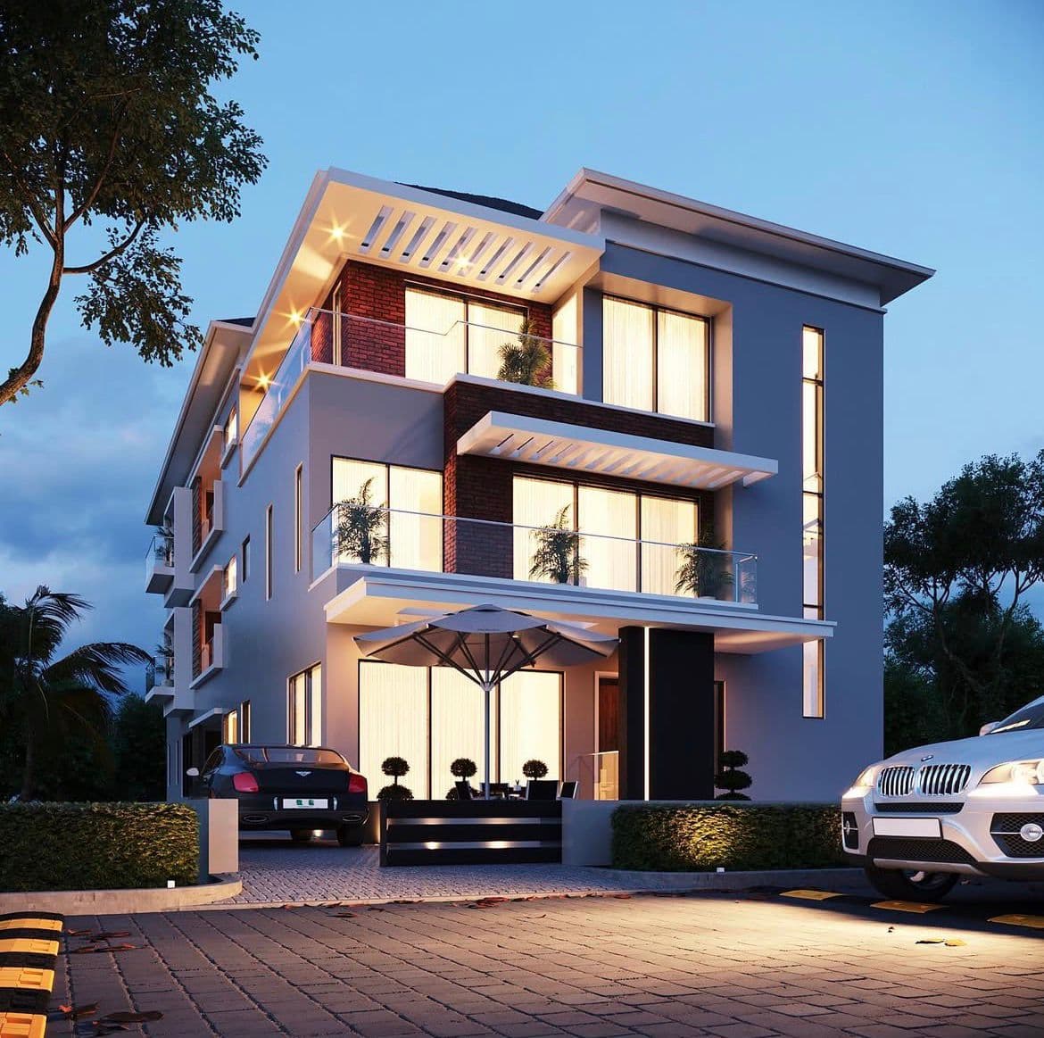 Luxury family home with premium compound